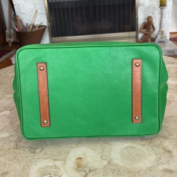 Dooney & Bourke O Ring Tote Bag Pink & White Canvas & Leather - Picture 10 of 17